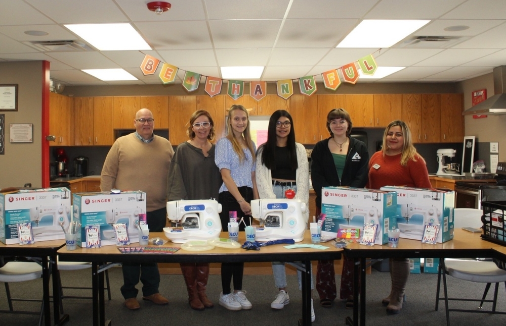 FACS received sewing machines