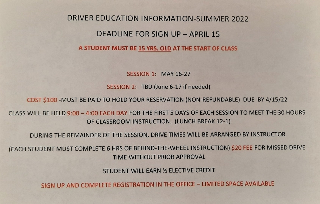 driver education info