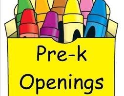 PreK Openings